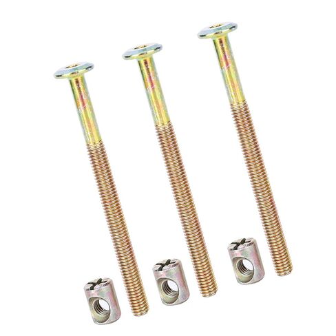 M6 Bolts and Nuts Kit for Baby Cribs - Carbon Steel Hex Screws Set M6 x 40-150mm in Saudi Arabia