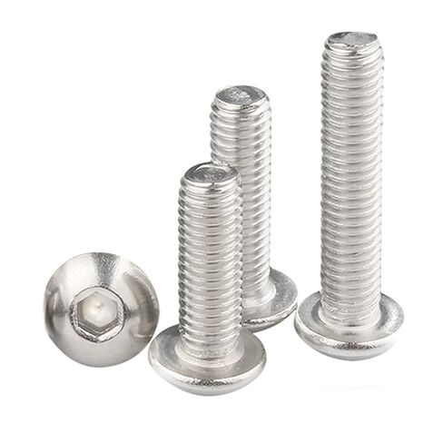 M5-0.8 x 20mm Button Head Socket Cap Screws, Stainless Steel 304, Full Thread, Allen Socket Drive, Heavy Duty Machine Hexagon Screw Drive 40 PCS in Saudi Arabia
