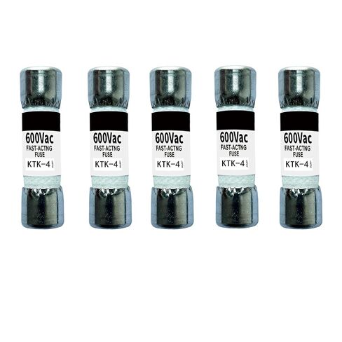 KTK 4A Fast Acting Fuse Cartridge Fuses KTK-4 KTK-4A 600Vac Pack of 5 in Saudi Arabia