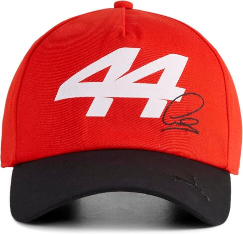 PUMA Scuderia Ferrari F1 Lewis Hamilton #44 Signature Graphic Hat - Rosso Corsa - One Size Fits Most in Saudi Arabia