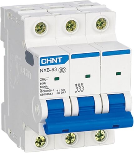 مفتاح حراري مغناطيسي 3 أقطاب 63a Din Rail 6ka C in Kuwait