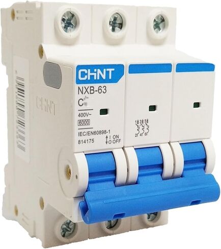 مفتاح حراري مغناطيسي 3 أقطاب 63a Din Rail 6ka C in Kuwait