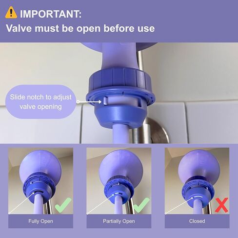 Squwash® Portable Shower Douche, Patented Slip-On Connector with Silicone Tip & Hose – Shower-Powered Hygiene Tool with Travel Bag in Saudi Arabia