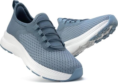 ZYEN Women's Slip-On Walking Running Shoes Lightweight Breathable Mesh Sneakers with Non-Slip EVA Sole for Gym, Workout & Casual Daily Wear in Saudi Arabia