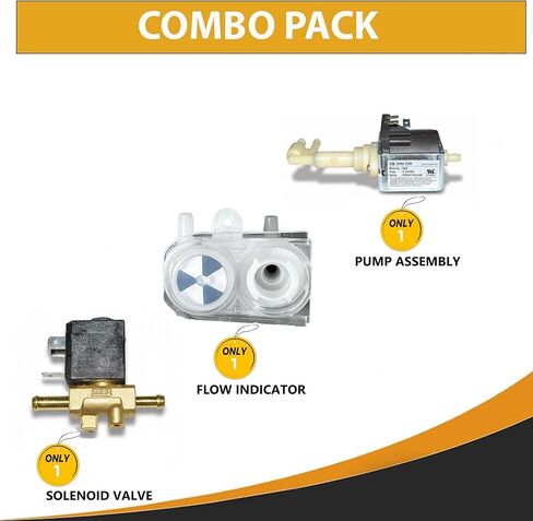 Replacement for for Bissell BigGreen Commercial Carpet Cleaners Solenoid Valve, Flow Indicator and Pump Assembly fits for 86T3, 40M1, BG10, BG10N2, 3288 in Saudi Arabia