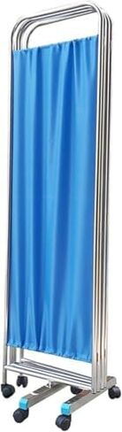 6ft Tall Medical Room Divider, Rotating Privacy Screen for Hospital, Classroom & Dorm - 5-Panel Waterproof Fabric with Universal Wheels for Easy Mobility in Saudi Arabia