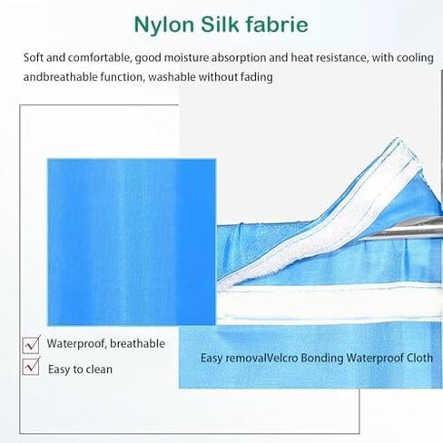 6ft Tall Medical Room Divider, Rotating Privacy Screen for Hospital, Classroom & Dorm - 5-Panel Waterproof Fabric with Universal Wheels for Easy Mobility in Saudi Arabia