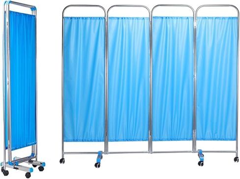 Upgrade Medical Privacy Screen - Portable Foldable Room Dividers, Steel Frame Bed Partition for Adults, Ideal Privacy Solution for Large Classrooms & Hospitals (Size: 8.2ft/250cm) in Saudi Arabia