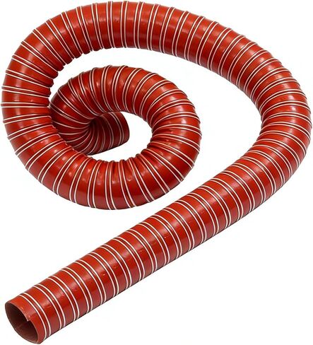  High-Temperature Silicone Ducting Hose – Reinforced with Steel Wire, Flexible, Fire-Resistant, and Heat-Resistant for Ventilation(4.5cm,39.37in/100cm) in Saudi Arabia