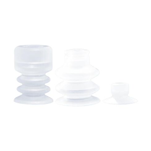 10Pcs Manipulator Vacuum Suction Cup Silica Gel Resistant Suction Nozzle Pneumatic Accessories Head mounting Hole 8mm(10,DP) in Saudi Arabia
