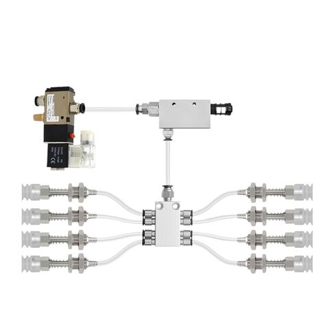 1pcs Manipulator Vacuum Suction Cup Set Suction Cup Assembly Pneumatic Sucker Mechanical Injection Molding Machine Accessories(4 Combinations DC24V) in Saudi Arabia