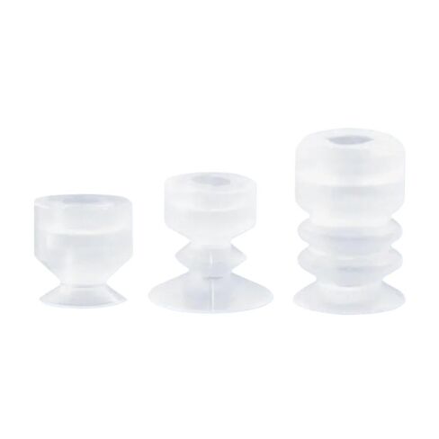 10Pcs/lot Manipulator Vacuum Suction Cup Silica Gel Resistant Suction Nozzle Pneumatic Accessories Head mounting Hole 5mm(S15,SP) in Saudi Arabia
