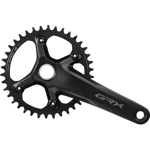 مجموعة ذراع SHIMANO GRX FC-RX610-1 - 165 مم، 12 سرعة، 40t، 110 BCD، واجهة عمود دوران Hollowtech II، أسود in Saudi Arabia