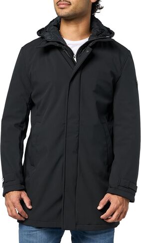 GUESS Men's New Colin Softshell Coat With Hood in Saudi Arabia
