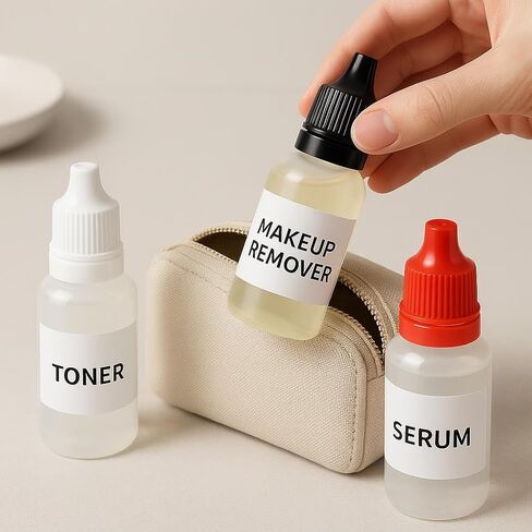 10 PCS (6 Bottles + 4 Funnels) 15ml Small Plastic Dropper Bottles - White, Black & Red Portable Travel Containers Eye Liquid Dropper Bottles, Squeezable Refillable Bottle with Cap and Plug in Saudi Arabia