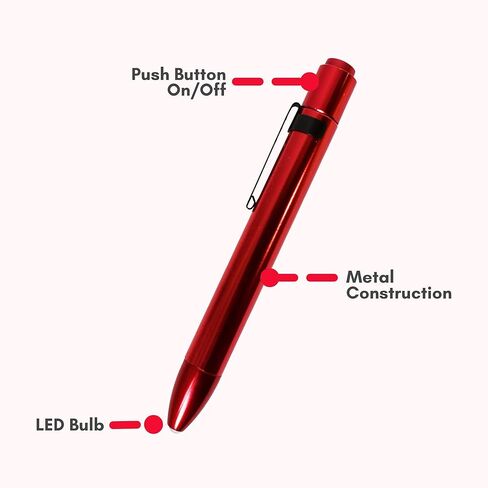 BV الطبية الكرز الأحمر LED Penlight in Kuwait