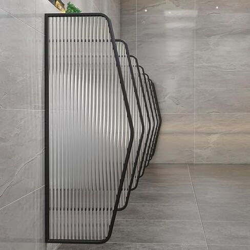 Men's Wall-Mounted Privacy Screen - Decorative Toilet Divider for Home, Bathroom Improvement, Space-Saving Solution, Stylish Partition for Enhanced Privacy in Saudi Arabia