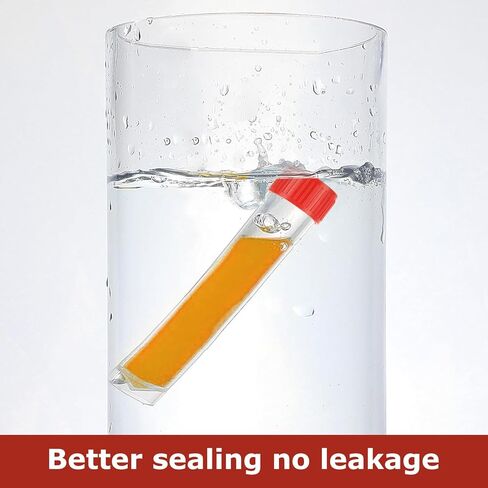 100 PCS Plastic Test Tubes with Caps 30 ml Plastic Vials with Caps 30 ml Transparent Test Tubes with Lids for Laboratory, Scientific Experiments, Liquid Storage in Saudi Arabia
