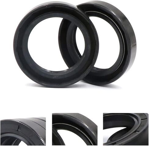 Rubber Oil Shaft Seal,Seal Washer 10pcs Tc 13x19x3~13x35x7 NBR Skeleton Oil Seal Nitrile Rubber Sealing Ring Rotary Gaskets Inner Diameter 13mm Gasket Lip with Spring Skeleton Oil Seal(TC 13x19x3mm in Saudi Arabia