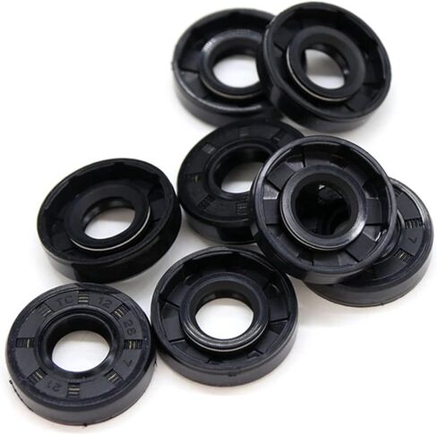 Rubber Oil Shaft Seal,Seal Washer 10pcs Tc 13x19x3~13x35x7 NBR Skeleton Oil Seal Nitrile Rubber Sealing Ring Rotary Gaskets Inner Diameter 13mm Gasket Lip with Spring Skeleton Oil Seal(TC 13x19x3mm in Saudi Arabia