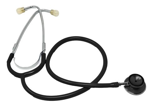 Elite Medical Instruments سماعة طبية مزدوجة الرأس للأطفال والرضع، قطعة صدر صغيرة، أنابيب خالية من اللاتكس مقاس 22 بوصة، سماعة طبيب للأطفال للممرضات وطلاب الطب ورعاية الأطفال - أسود in Saudi Arabia