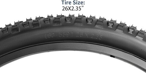 YUNSCM 26x2.35 Lightweight Bike Tires 60-559 60TPI Nylon Anti-Puncture Protection Tires Compatible 26" Mountain Bike Tires 26x2.30 26x2.35 26x2.40-2 PCS (Y-563) in Saudi Arabia
