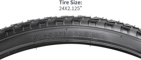 YUNSCM 2-PCS 24" إطارات الدراجة الجبلية 24x2.125/57-507 متوافقة مع إطارات الدراجة الجبلية 24x2.125 (Y-1520) in Saudi Arabia