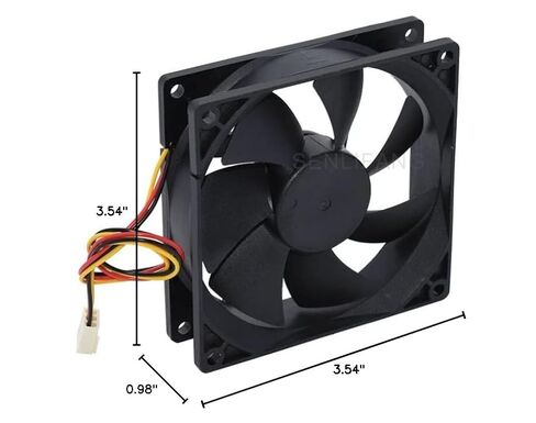 New for 9CM 9025 Mute Fan FD129225LL-N DC 12V 0.12A 90x90x25mm 3-Wire Server Cooling Fan in Saudi Arabia