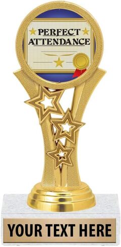 جوائز Crown Awards للحضور المثالي، جوائز حضور Starbeam مقاس 5 1/2 بوصة للأطفال مع نقش مخصص مجاني in Saudi Arabia