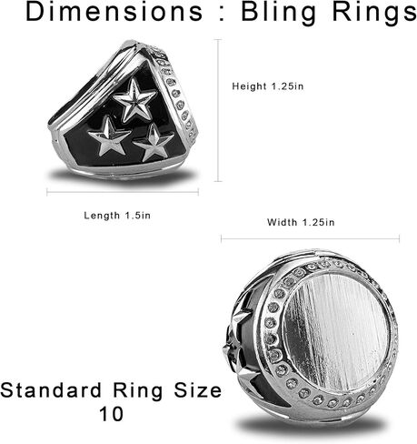 Silver Martial Arts/Karate Bling Ring - Trophy Rings for Martial Arts/Karate & Award gift for champions in Saudi Arabia
