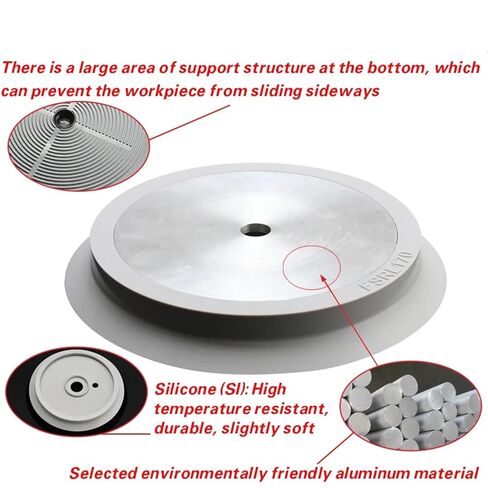 Industrial Silicone Suction Cup, 170/230/290mm Heavy-Duty Vacuum Gripper for Robotic Arm and Automation(FSRL-290-S-SCS) in Saudi Arabia