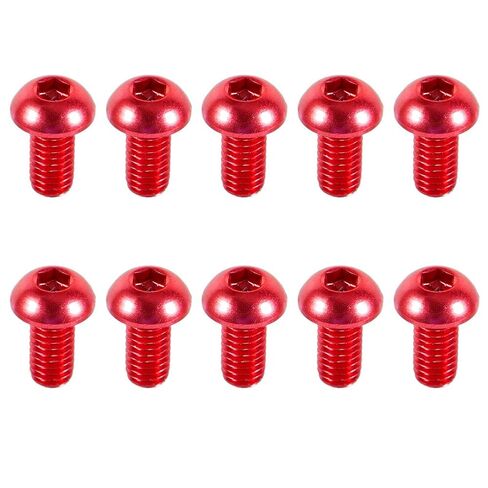10PCS Button Head Socket Cap Bolts Screws, M3 Socket Head Screws, Round Head Aluminum Alloy Hex Head Screw Bolt Hardware Accessories for Home Office Furniture (6mm) in Saudi Arabia
