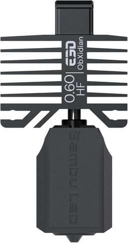 E3D High Flow ObXidian™ Bambu Lab P1P/P1S & X1 Carbon (0.4 مم) HotEnd، معدل تدفق متزايد بنسبة 60%، طباعة سلسة ثلاثية الأبعاد، مثالية للشعيرات المملوءة بالألياف، معتمدة رسميًا in Kuwait