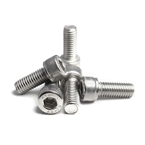 SUNXULIMI M3 x 8mm Socket Head Cap Screws Bolts Stainless Steel 304 Metric Machine Hex Socket Screw, Allen Hex Drive, Fully Thread, 100PCS in Saudi Arabia