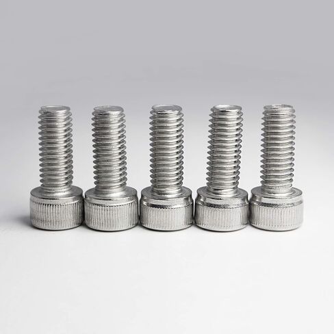 SUNXULIMI M3 x 8mm Socket Head Cap Screws Bolts Stainless Steel 304 Metric Machine Hex Socket Screw, Allen Hex Drive, Fully Thread, 100PCS in Saudi Arabia