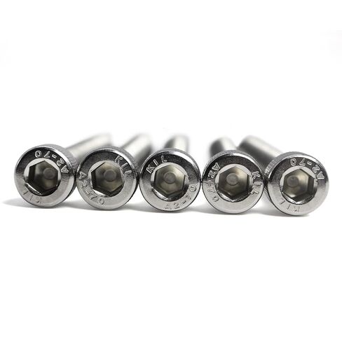 SUNXULIMI M3 x 8mm Socket Head Cap Screws Bolts Stainless Steel 304 Metric Machine Hex Socket Screw, Allen Hex Drive, Fully Thread, 100PCS in Saudi Arabia