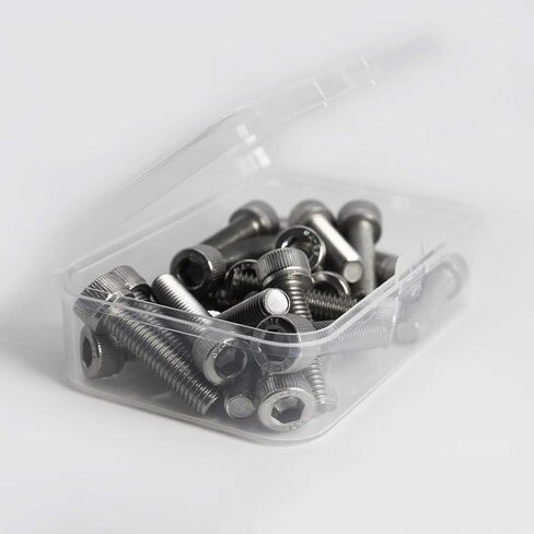 SUNXULIMI M3 x 8mm Socket Head Cap Screws Bolts Stainless Steel 304 Metric Machine Hex Socket Screw, Allen Hex Drive, Fully Thread, 100PCS in Saudi Arabia