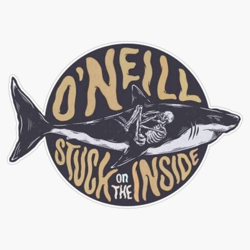 ONeil Sticker Bumper Sticker Vinyl Decal 5" in Saudi Arabia