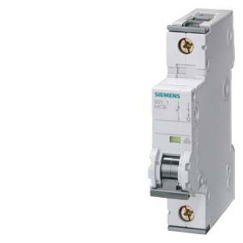 Siemens 5SY41207 Supplementary Protector, UL 1077 Rated, 1 Pole Breaker, 20 Ampere Maximum, Tripping Characteristic C, DIN Rail Mounted in Saudi Arabia
