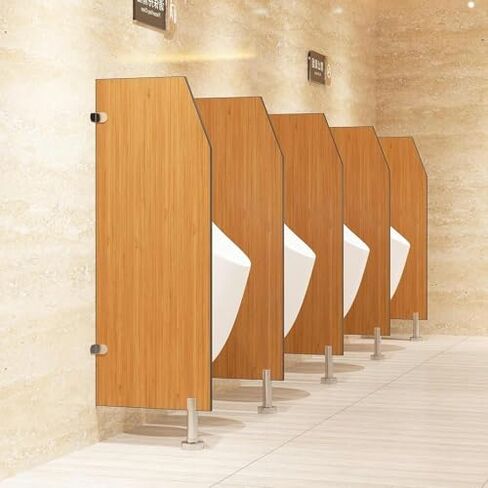 Stainless Steel Urinal Partition with Baffle Screen & Wall Divider - Privacy Solution for Public Toilets, Hotels, and Stations - Durable & Easy to Install in Saudi Arabia