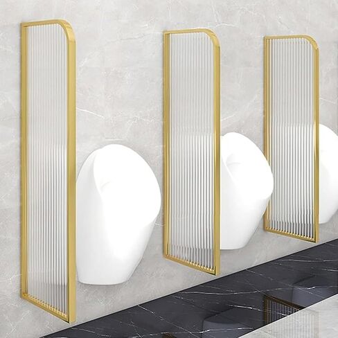 Urinal Screen Toilet Partition,Wall-Mounted Urinal Partition Extender Room Separating Divider,Urinal Baffle,Translucent Glass Panels,Urinal Privacy Screen Panels Partition Protecti in Saudi Arabia