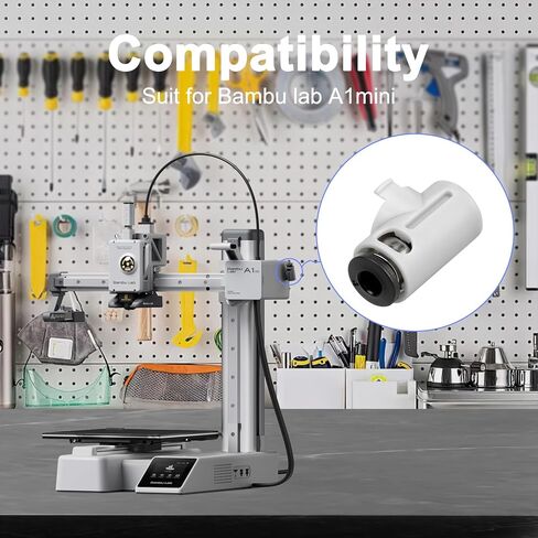 محول PTFE مناسب بدقة لملحقات الطابعة ثلاثية الأبعاد Bambu Lab A1/A1min، موصلات أنابيب AMS ممتازة in Saudi Arabia