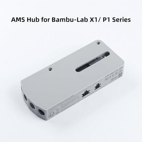 مجموعة اتصال Immdinogo AMS Hub لـ BambuLab P1P/P1S/X1/X1C: توسيع لتوصيل 4 وحدات AMS كحد أقصى و16 قناة - ملحقات الطابعة ثلاثية الأبعاد ذات سرعة إعادة التزود بالوقود المحسنة in Saudi Arabia