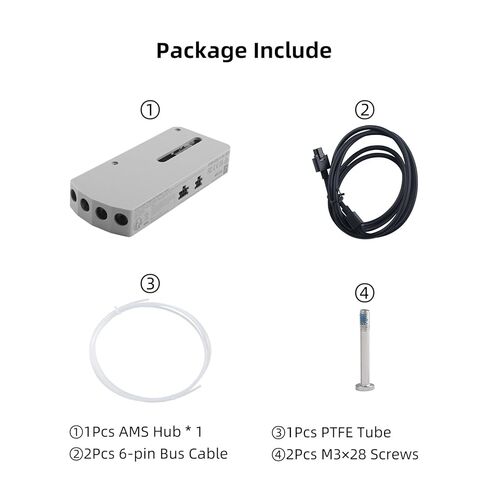 مجموعة اتصال Immdinogo AMS Hub لـ BambuLab P1P/P1S/X1/X1C: توسيع لتوصيل 4 وحدات AMS كحد أقصى و16 قناة - ملحقات الطابعة ثلاثية الأبعاد ذات سرعة إعادة التزود بالوقود المحسنة in Saudi Arabia