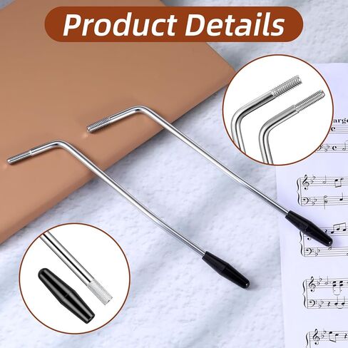 2 Pcs Whammy Bar, 5mm/6mm Thread Tremolo Arm, Metal Whammy Bar for Electric Guitar in Saudi Arabia
