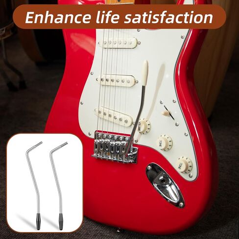2 Pcs Whammy Bar, 5mm/6mm Thread Tremolo Arm, Metal Whammy Bar for Electric Guitar in Saudi Arabia