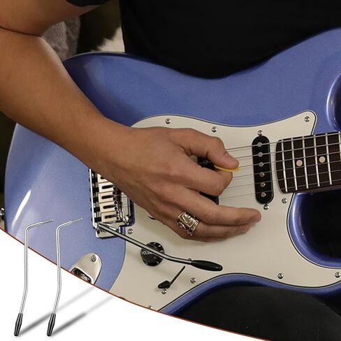 2 Pcs Whammy Bar, 5mm/6mm Thread Tremolo Arm, Metal Whammy Bar for Electric Guitar in Saudi Arabia
