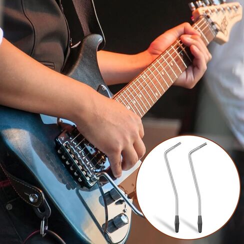 2 Pcs Whammy Bar, 5mm/6mm Thread Tremolo Arm, Metal Whammy Bar for Electric Guitar in Saudi Arabia