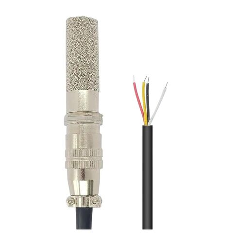 Temperature and Humidity Sensor Probe Wire Metal Head Digital Capacitor 1 Meter Long I2C Output(SHTC3 Style A) in Saudi Arabia