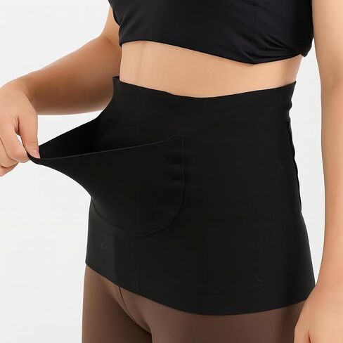 Insulin Pump Waist Bag – Diabetic Belt for Sleeping, Insulin Pump Belt with 2 Large Pockets, Breathable Soft Fabric, Ideal for Sleep, Travel & Daily Use - Black. in Saudi Arabia
